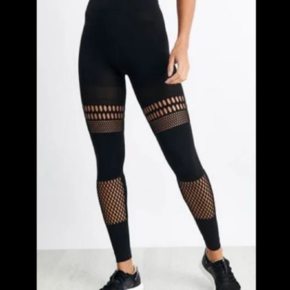 Adidas by Stella McCartney Pants - Adidas x Stella McCartney | Parley Cut Out Warpknit Training Yoga Black Small